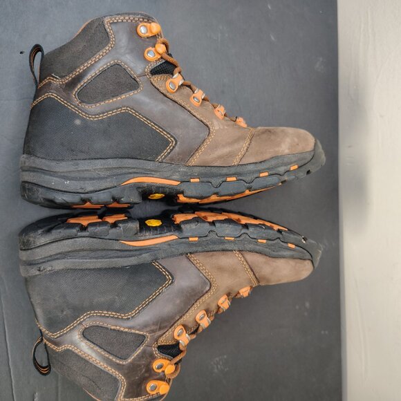 Danner Vicious Mens 8.5 Brown Leather GoreTex Waterproof Vibram Work Boots 13858 main image 8